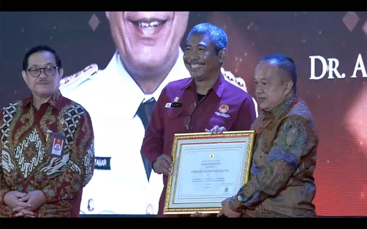 Pemprov Banten Dapat Penghargaan Dari KASN  Untuk Kualitas Pengisian Jabatan Dengan Kualitas Baik