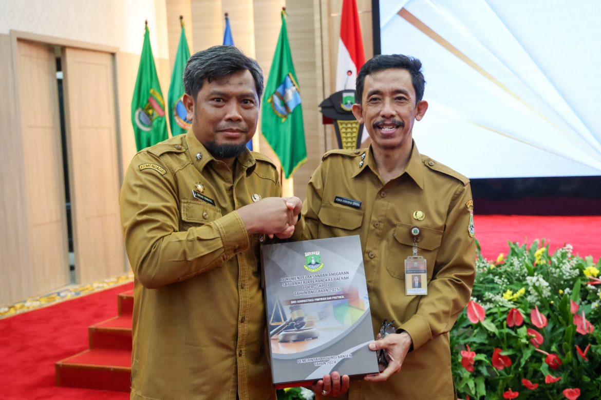 Serahkan DPA SKPD Provinsi Banten TA 2025, Pj Gubernur A Damenta: Percepatan Pemenuhan Realisasi Target Kinerja