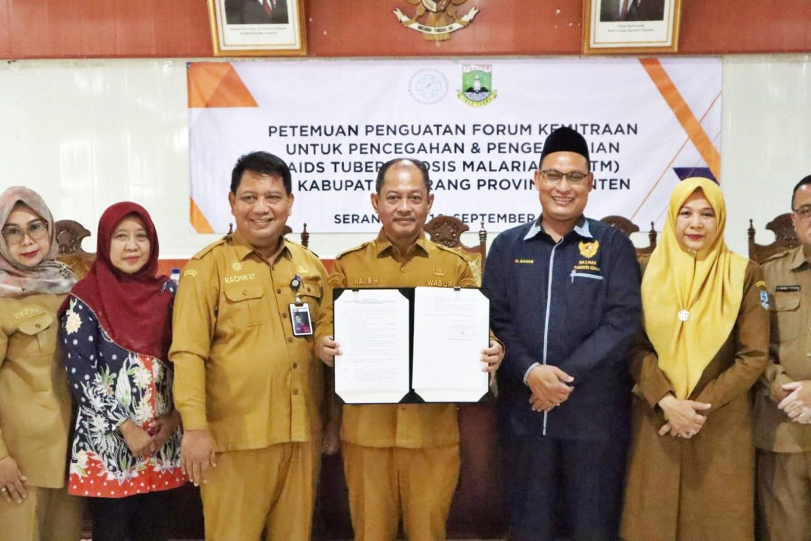 Wabup Serang Ajak Lintas Sektor Tanggulangi Penyakit Menular ATM