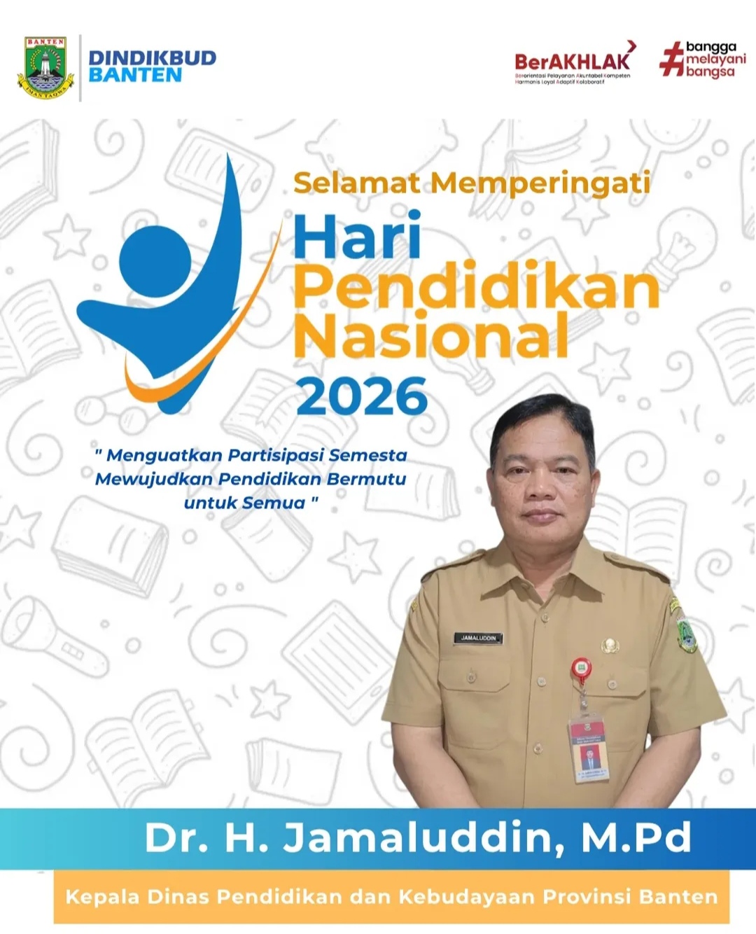 Ucapan Hardiknas 2026 Dindikbud Banten