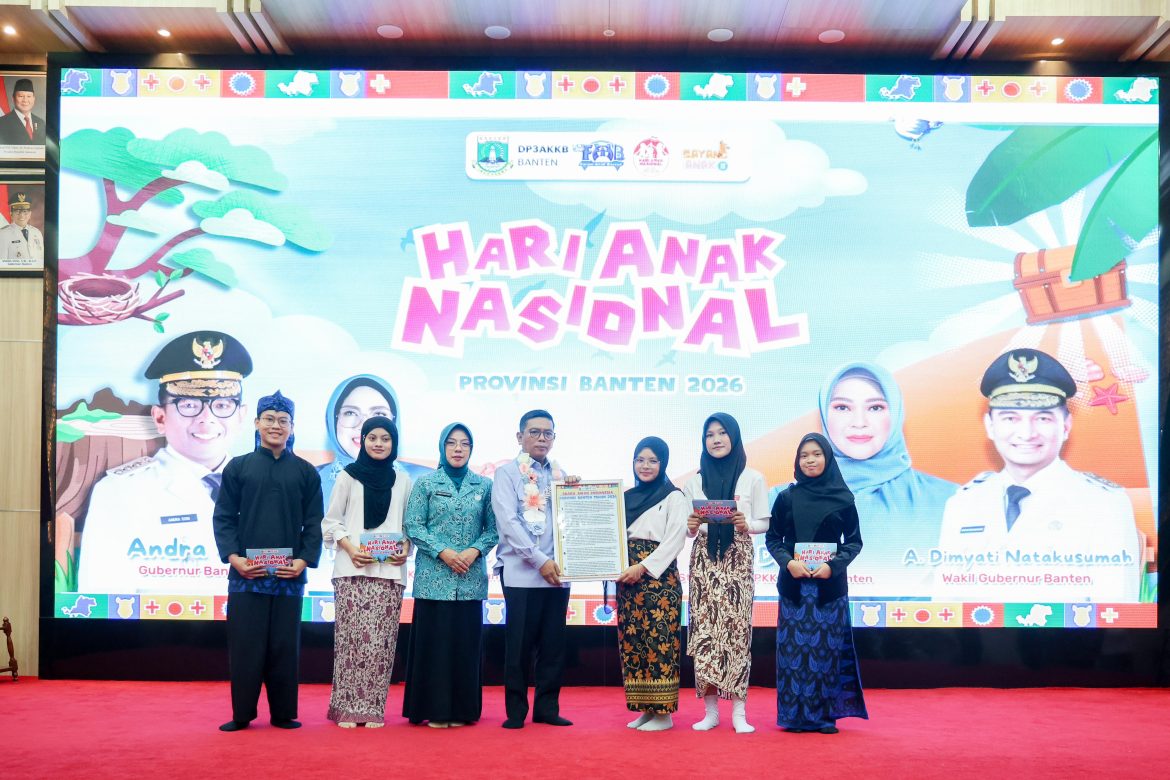 Gubernur Andra Soni Ajak Semua Pemangku Kepentingan Wujudkan Lingkungan Ramah Anak