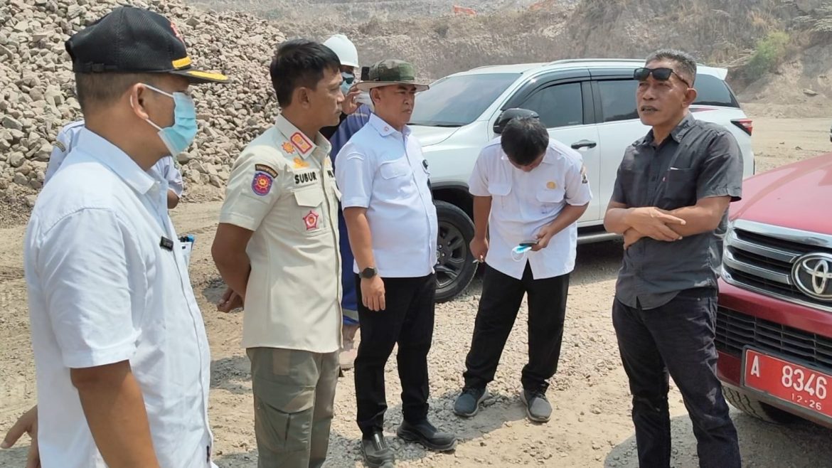 Sidak Tambang di Bojonegara dan Pulo Ampel, DLH Cek Dokumen Perizinan Perusahaan