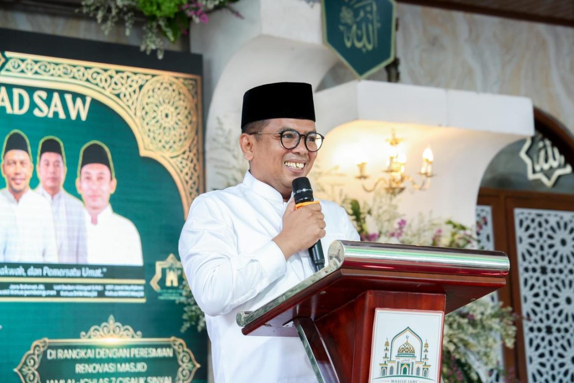 Maulid Nabi di Cisauk, Gubernur Banten Andra Soni Ajak Umat Makmurkan Masjid