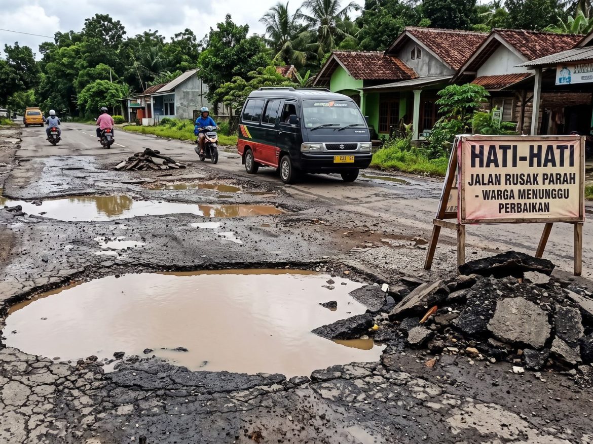 Banyak Jalan Di Wilayah Kota Yang Rusak