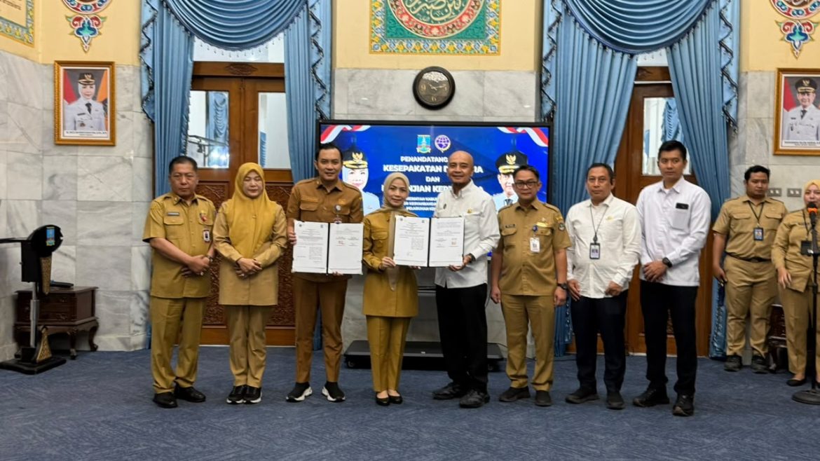 Bupati Serang dan Kepala Kantor KSOP Banten Teken MoU Optimalkan Pajak Bukan Logam